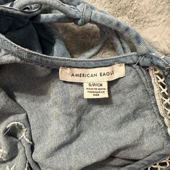 Blue American Eagle cropped top - Picture 2 of 3